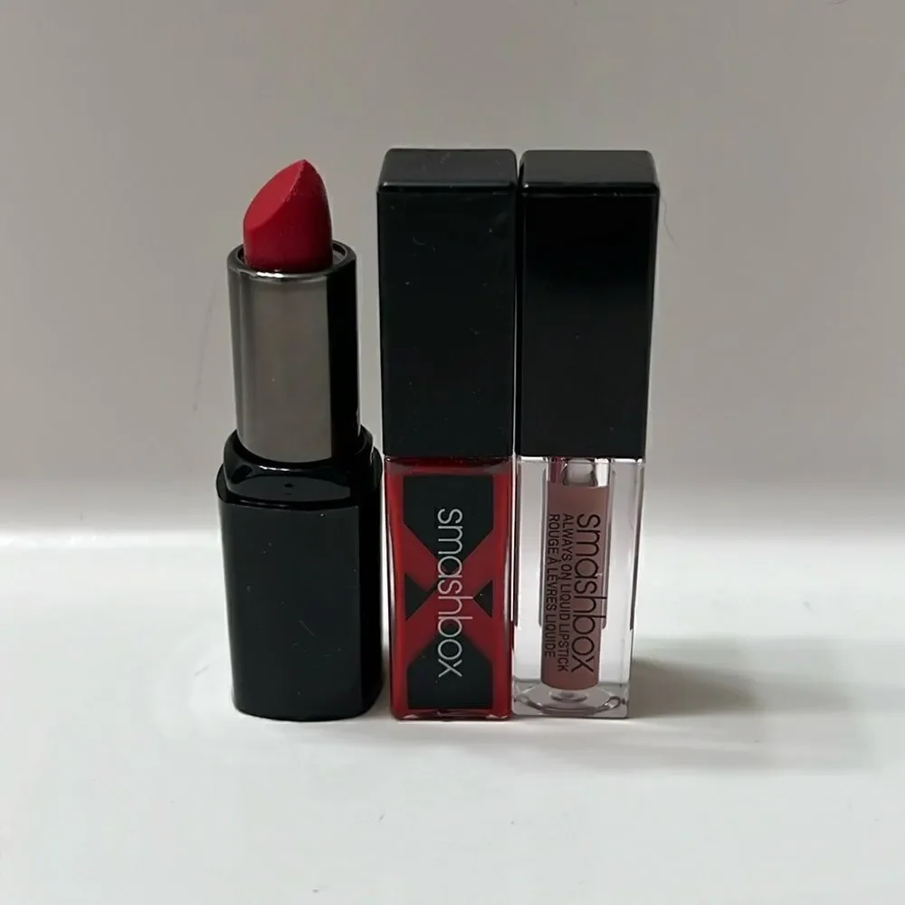 Smashbox Mini Lipstick Lipgloss Bundle, NEW